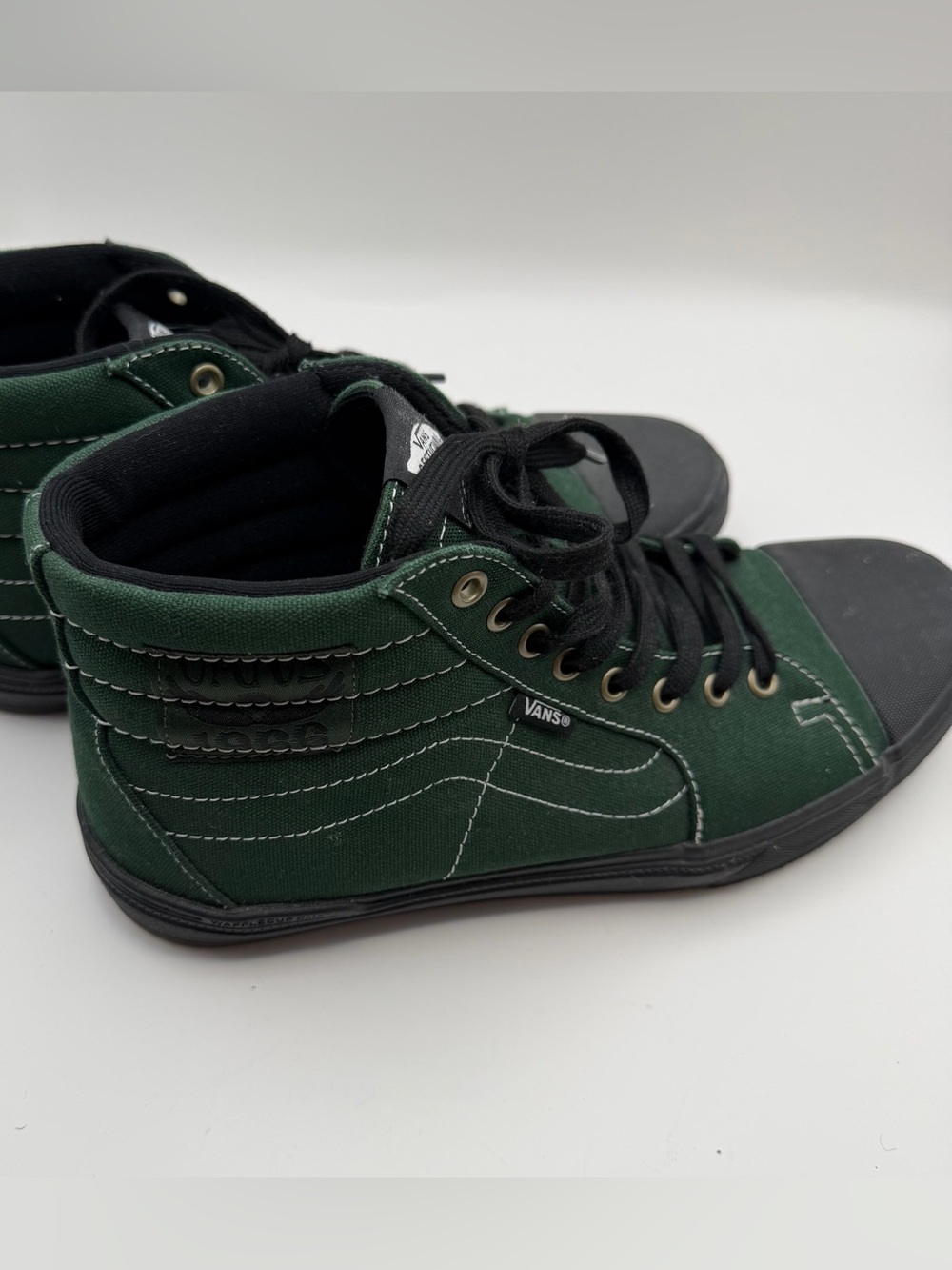 Vans x DAK PopCush BMX Sk8-Hi Green Black Men’s Size 10.5 Streetwear Grunge - Picture 3 of 10